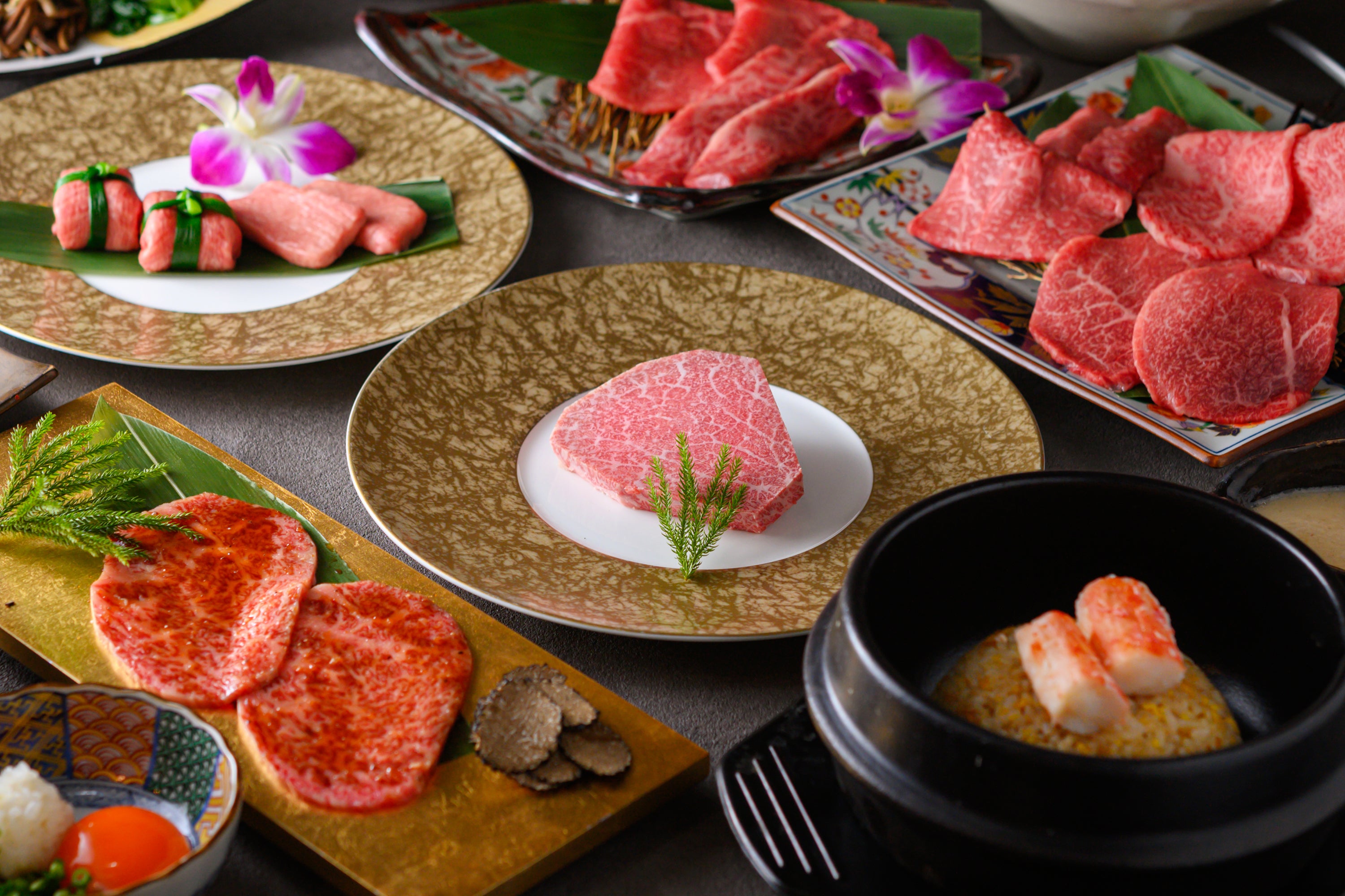 銀座】近江牛の《最上位品質》の澤井姫和牛を贅沢に堪能できるコースを