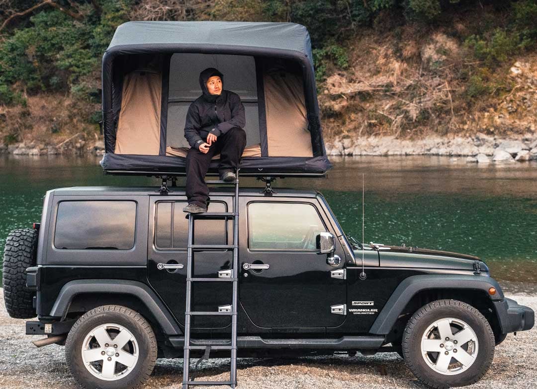 peakpod　エアールーフトップテント 超軽量ルーフトップテント peakpodをフォレスターに設置！ - YouTube