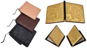 日本の伝統文化を身に着ける！豪華絢爛「風神雷神」マネークリップ