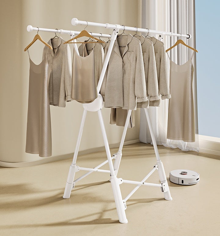 干す・片付ける」をスマートに！隙間収納＆360°回転の新発想ハンガー