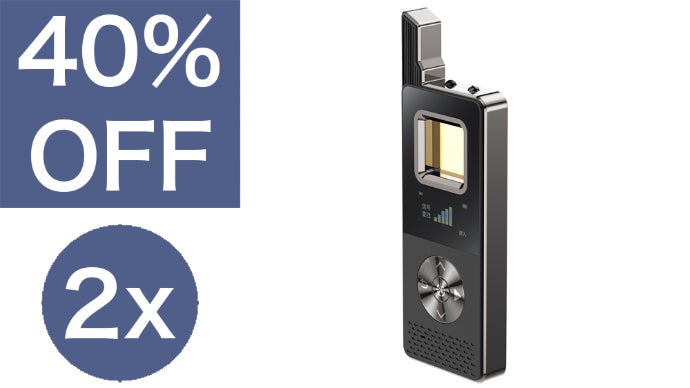 次世代のプライバシー対策！】ポータブル盗聴・盗撮・追跡発見機｜KD68