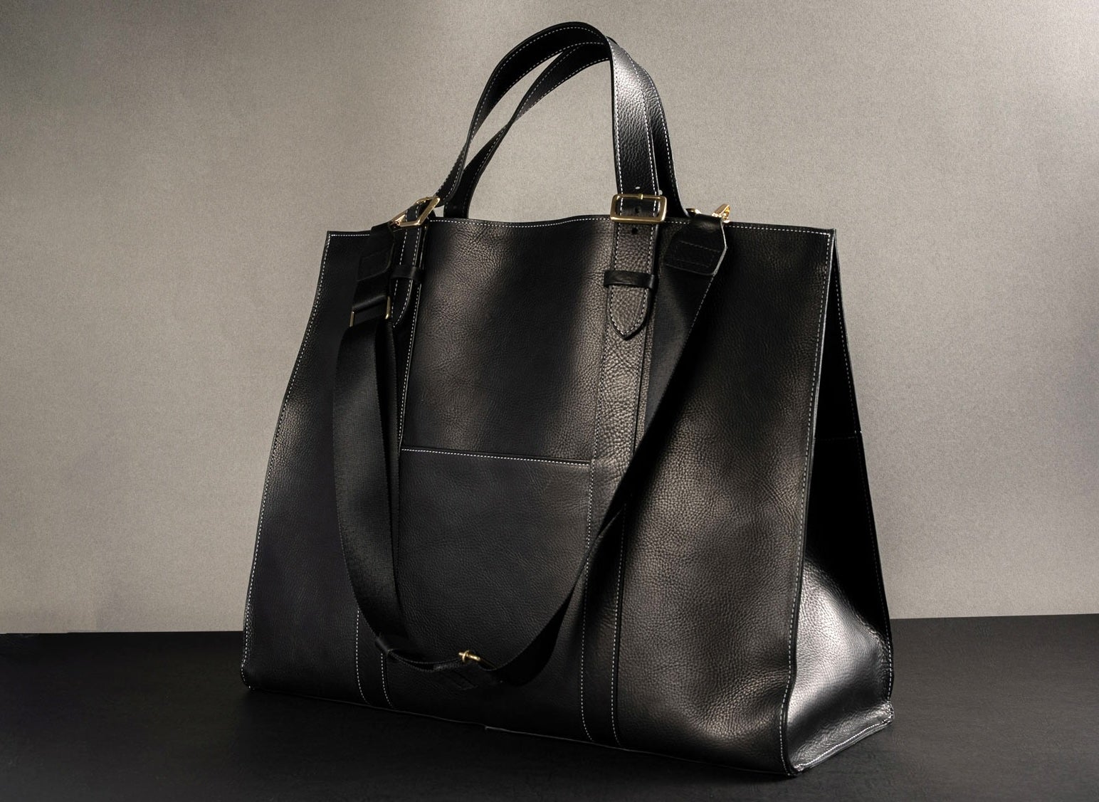 美品✨バレンシアガ ジャンボ トートバッグ キャンバス レザー ロゴ 保存袋付き バレンシアガ ロゴ ジャンボ キャンバス×レザー トートバッグ ブラック