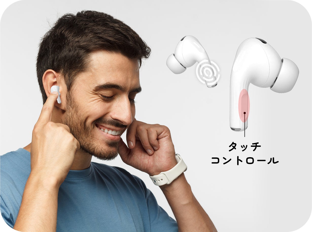 HARIBO Bluetooth イヤホンとUSB-Cケーブル HARIBOのポップな世界観を、耳から楽しむ。「HARIBOワイヤレス