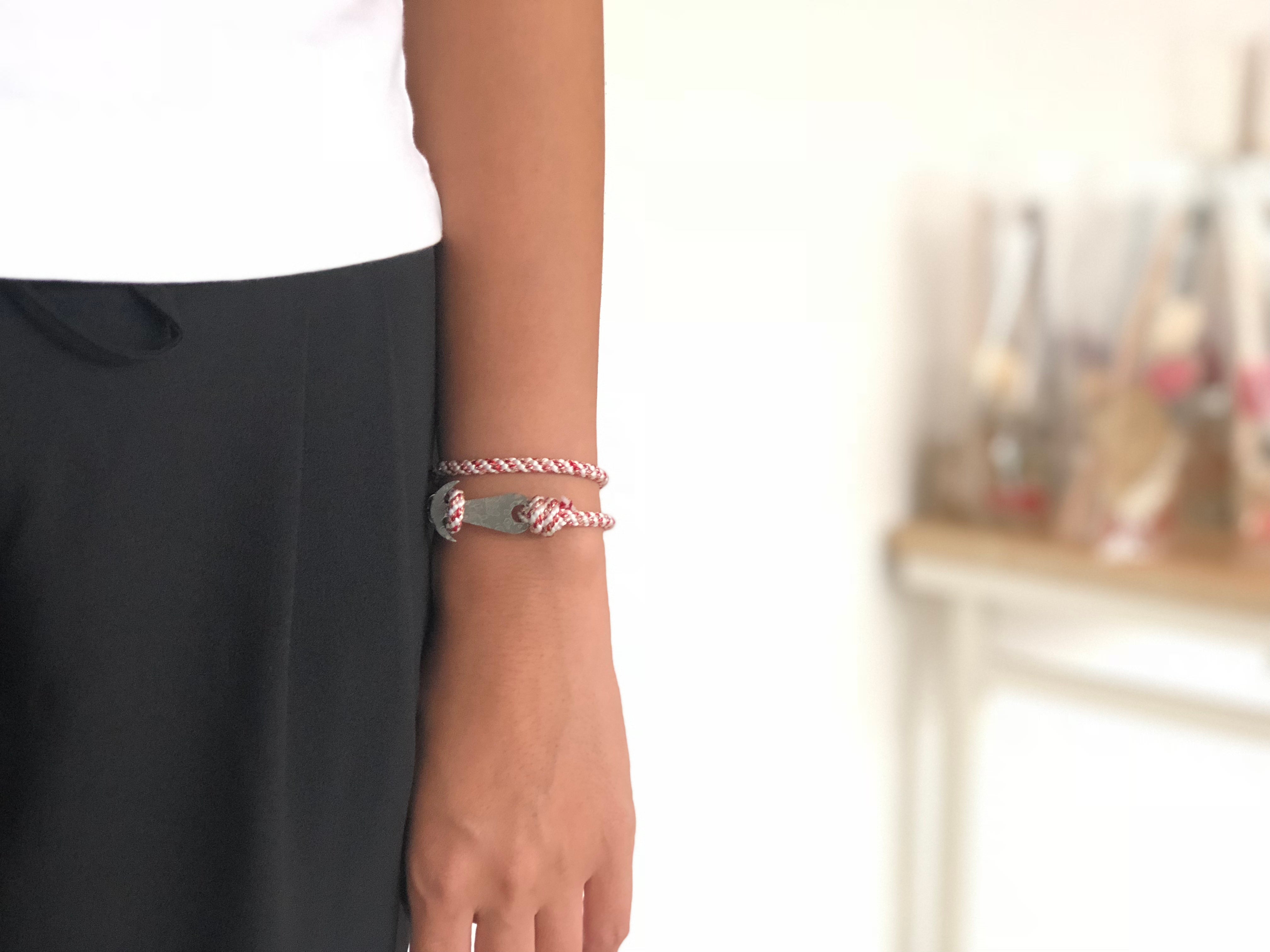 世界に一つだけ、唯一無二の模様「ダマスカス鋼」を使ったブレスレット