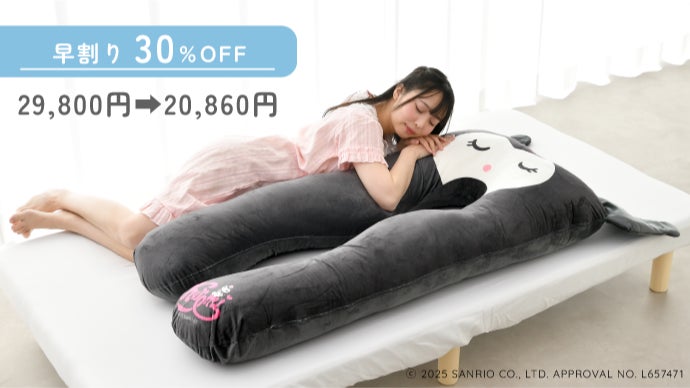 サンリオキャラクターズ ハグモッチ シナモロール 夢の実現】ハグモッチ×サンリオキャラクターズ｜一緒に眠って