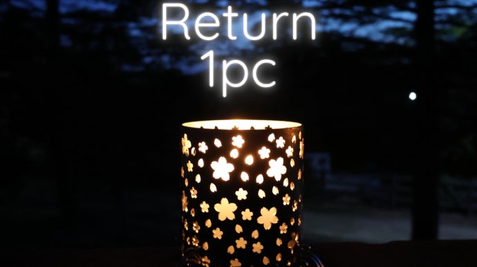 桜舞う春から、雪化粧の冬まで。水道管が紡ぐステンレス製キャンドル