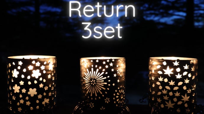 桜舞う春から、雪化粧の冬まで。水道管が紡ぐステンレス製キャンドル