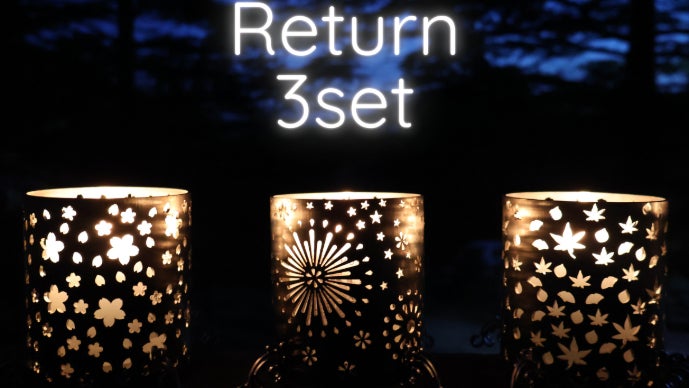 桜舞う春から、雪化粧の冬まで。水道管が紡ぐステンレス製キャンドル