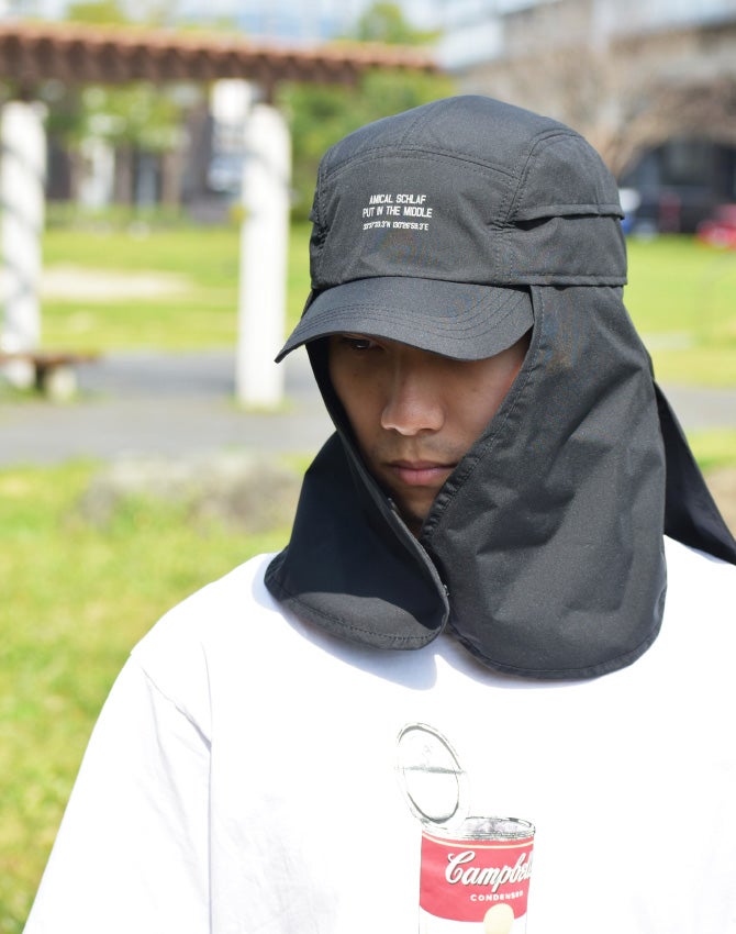 猛暑の外でも快適！多方位 日除け×冷感素材で首元まで守る多機能