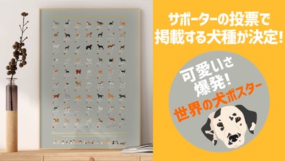 あなたの推し犬が掲載される!?犬好きとインテリアのための犬ポスター