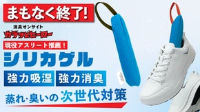 梅雨・夏の靴ムレ臭99％以上消臭！万能フィットの吸湿スティック｜カラッとヒーロー