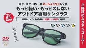 【アンコール】 メガネの鯖江発【偏光・調光・UV一体】アウトドア特化のサングラス
