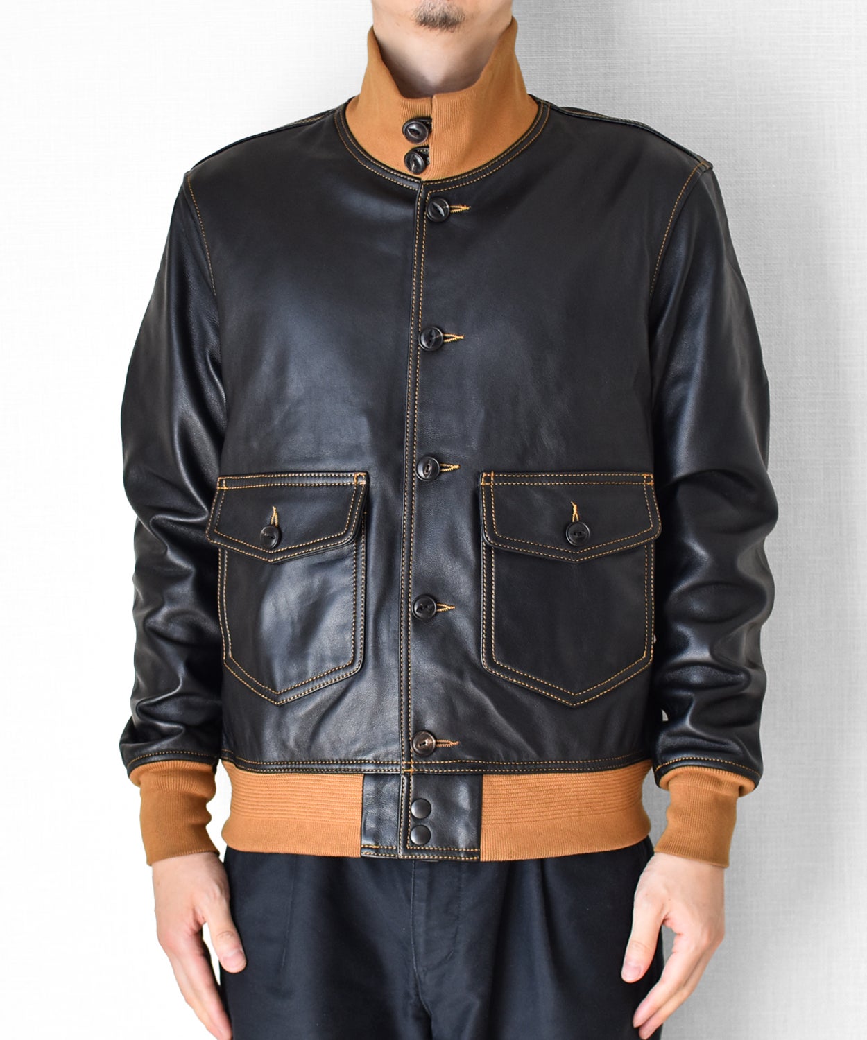 本格的なディテールで再現 山羊革 A-1レザーフライトジャケットを1万円