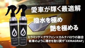 手間いらずなのに愛車をプロ級コーティング！艶・撥水・保護はこれ一本で完結。