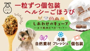 自然素材をキューブに。冷凍で届ける無添加※ごほうび。