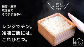 1.3合まで保存可能！冷凍ご飯がまるで炊き立て。冷凍・解凍も丼にも｜桐のごはん鉢