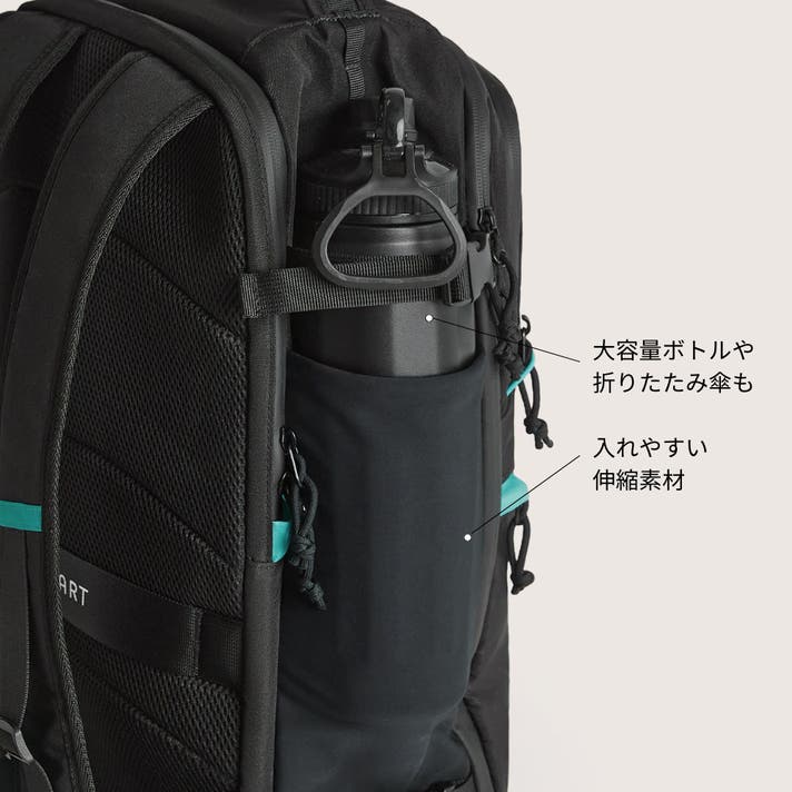 makuake BAGS MART バックパック ブラック/ブルー makuake BAGS MART バックパック ブラック/ブルー