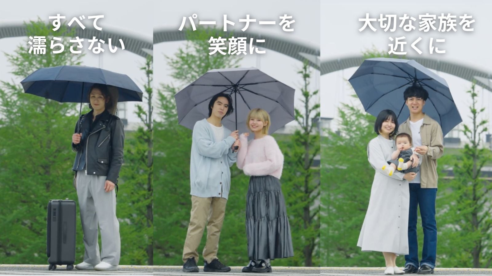 ROLLS MAX ジェントルブラック　makuake 折り畳み傘 2秒収納×ワイド設計】であなたは濡れない。雨のストレスを晴天に