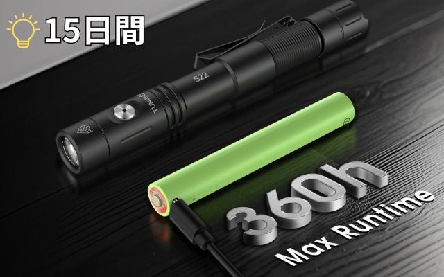 メインとサイド】頼れる2つの光で闇夜を照らす。1円玉より細い