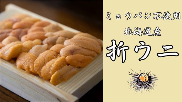 まるで高級料亭のウニをご自宅で！鮮度、形、ミョウバン未使用に拘った木折ウニ！