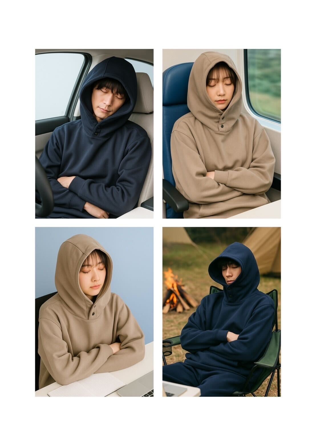 Makuake｜いつでも、どこでも休息モード。ネックピロー内蔵型×快適設計