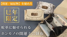 【蛇革で魅せる金運財布】身軽にキメるミニ財布の決定版/オールインミニウォレット