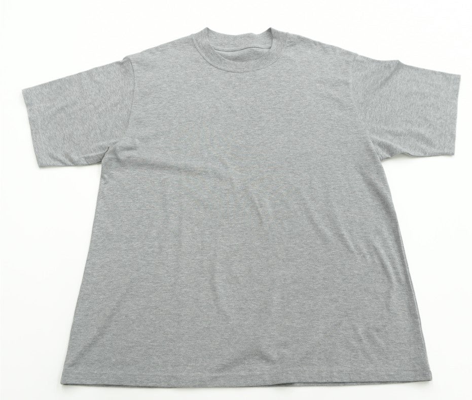 汗ジミ出にくい】グレーTシャツ／超高機能・選べる3シルエット・国産綿