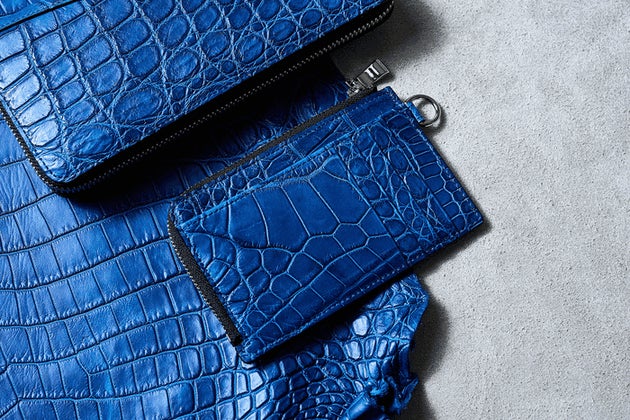 YUHAKU長財布　ワニ革 YUHAKU長財布 ワニ革 ワニ革財布】YUHAKUのクロコダイルシリーズの