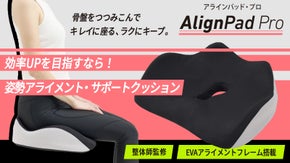 美姿勢キープで効率化！仕事・ゲームに熱中したいなら整体師監修の姿勢補正クッション