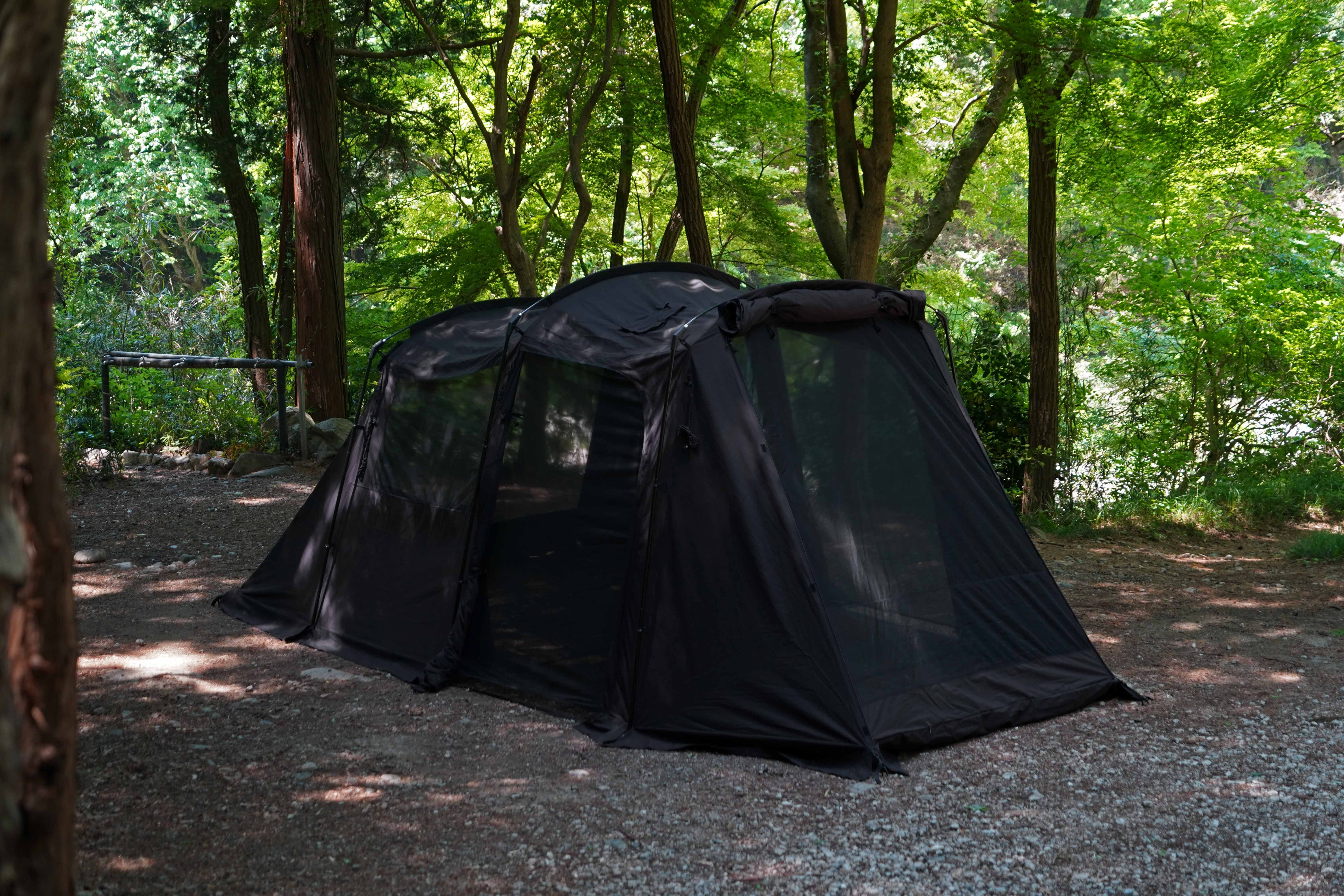 圧倒的な通気性と開放感！6面がメッシュ窓にできるTC素材の