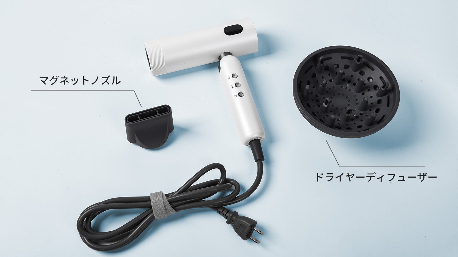 QUEENARドライヤー、大風量×スマートな温度！どの国行っても自分サロン