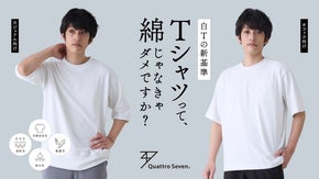 【Made in Japan】 7つ以上の機能を要した高機能繊維ブランドＴシャツ