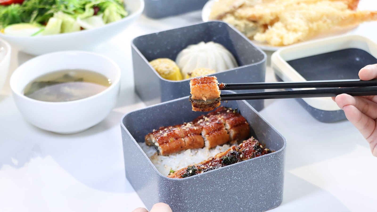 レンジ炊飯の革命】最短9分でご飯から料理まで、手入れ簡単。一人用