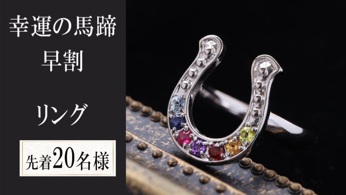 七色の輝きをあなたに】幸運を呼び込む アミュレットホースシュー