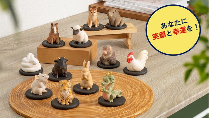 仏像制作55年！仏師、寺院とのトリプルコラボで贈る幸せの十二支