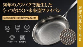 【アンコール】熱伝導率が高く時短調理！全面5層ステンレスフライパン＆中華鍋