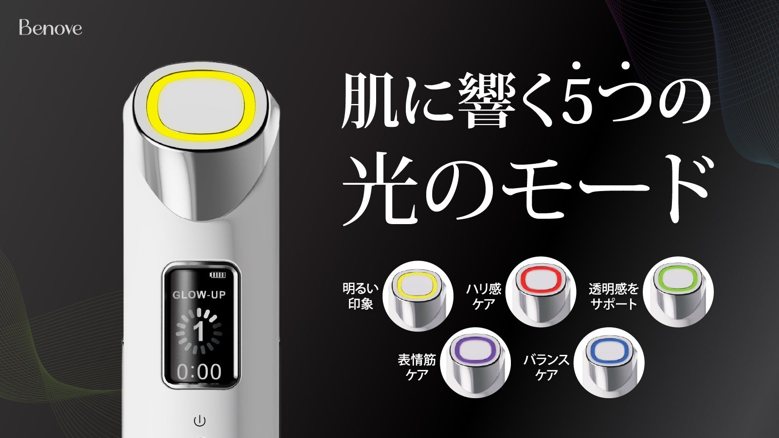 EMS×高周波×振動】 肌に合わせて選べる5モードの新習慣