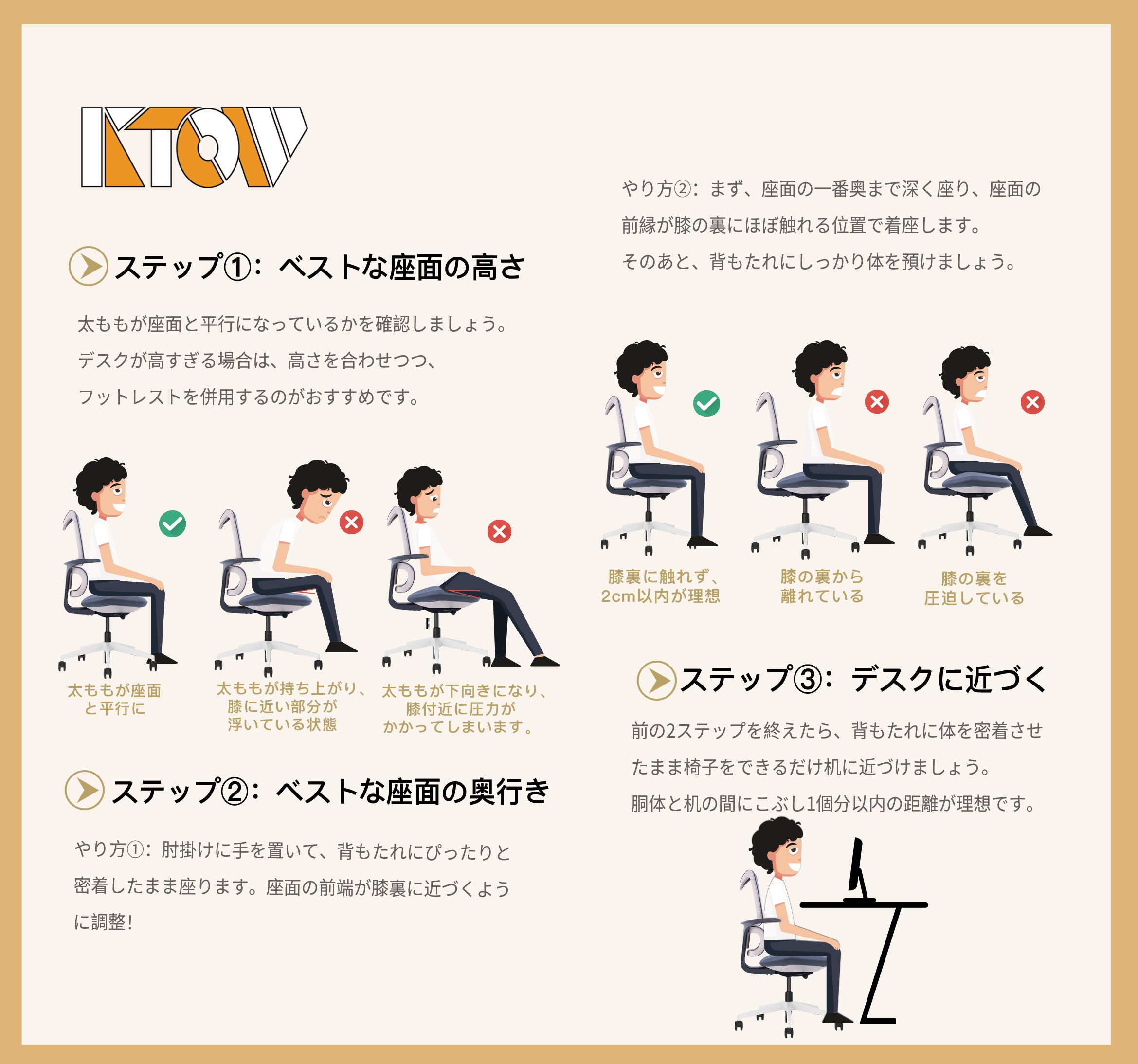 家族シェア】小柄さんOK！学習・仕事に使える省スペース人体工学椅
