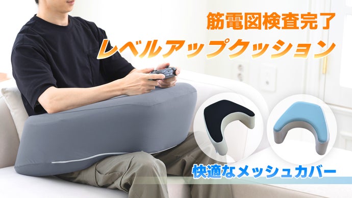 [FIRMFLEX]腰への負担を軽減し、肩も快適になるメモリーフォームクッション