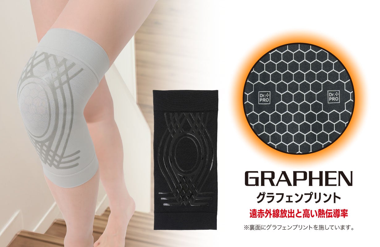 まるで筋肉！伸縮自在パワーシリコンがひざを守る！遠赤と蓄熱に優れた