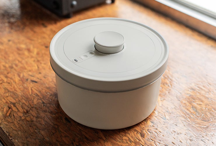 Makuake｜食材のおいしさをキープする真空保存容器 OoBLE×ジャーナル