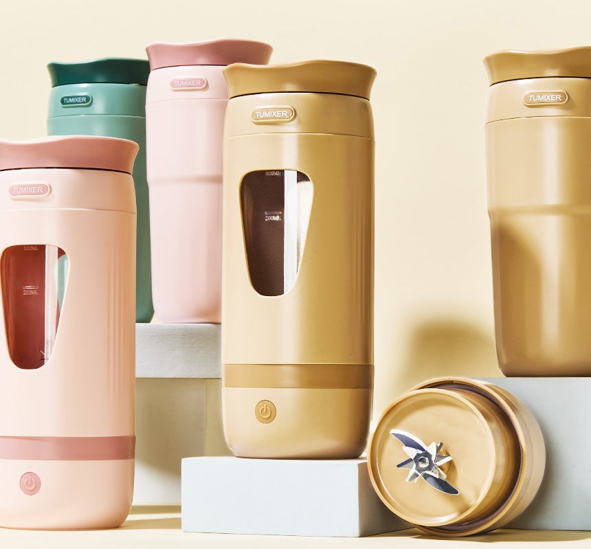 忙しい毎日でも、“できたて”を。持ち運べるタンブラーミキサー