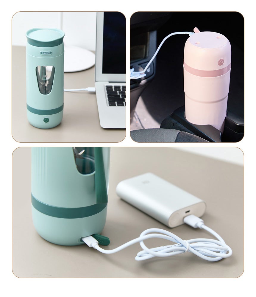 TUMIXER ポータブルミキサー 忙しい毎日でも、“できたて”を。持ち運べるタンブラーミキサー