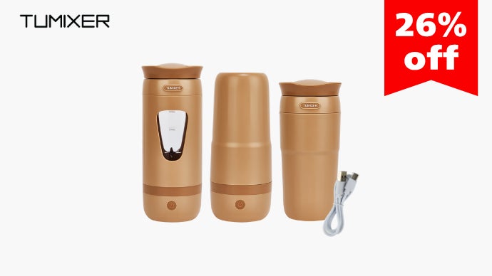 TUMIXER ポータブルミキサー 忙しい毎日でも、“できたて”を。持ち運べるタンブラーミキサー
