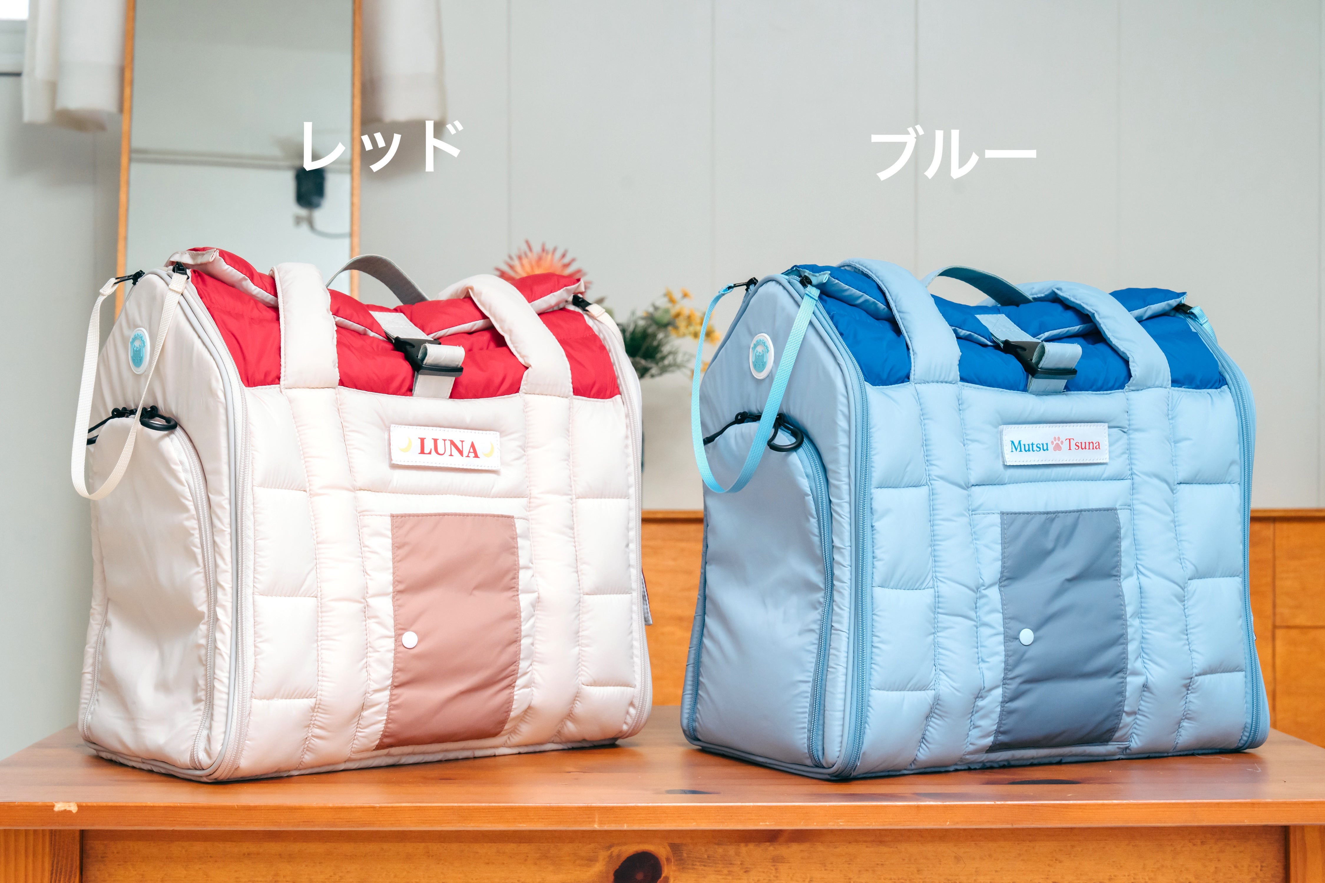 軽量 防災ペットキャリー】写真とQRコードでペットを守る！雨の日も