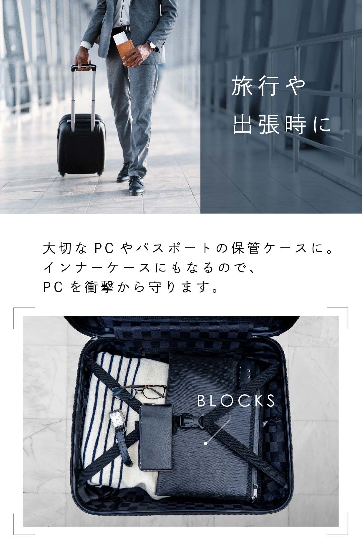 75ポケット神収納＆難燃素材！持ち運べる防災金庫 ブロックス3