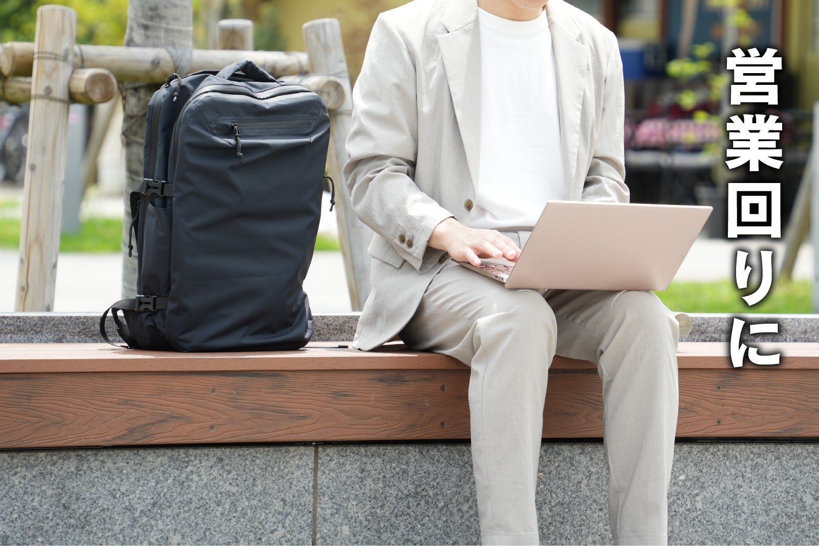 Makuake airoff まとう日傘リュック 新品未使用 パックパック20L 日本