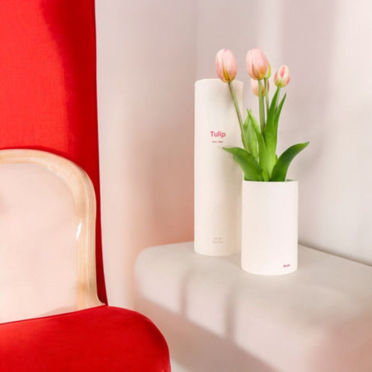 花瓶いらずの上質ギフト】香りと物語を届けるチューリップ｜マクアケ