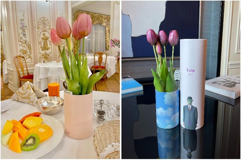 花瓶いらずの上質ギフト】香りと物語を届けるチューリップ｜マクアケ