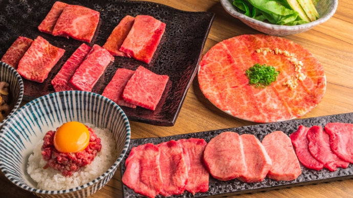 焼肉園ベガ　ブックマッチ　金森森商事 東京大森駅すぐ】近江牛の希少部位と美酒に酔う、おまかせ焼肉コース全